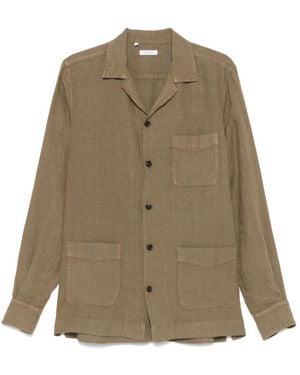 Boglioli Linnen Shirt - Groen