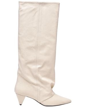 Alchimia Heeled Boots - Natural