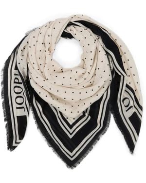 Joop! Contrast Dot Scarf - Grau