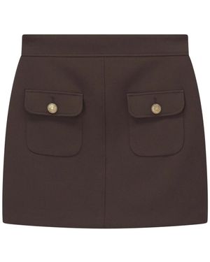 Seductive Paris Mini Rok - Bruin