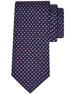 Ferragamo Zijden Stropdas - Blauw