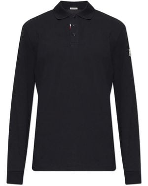 Moncler Polo Met Logopatch - Blauw