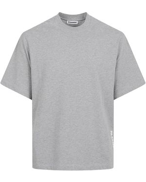 Jil Sander Katoenen T-Shirt - Grijs