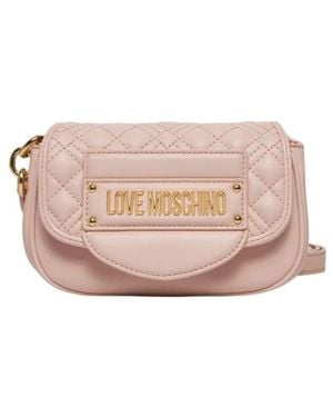 Love Moschino Cross Body Bags - Pink