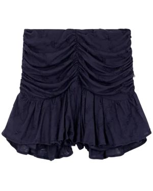 IRO Rokken ,Blauw ,Leer Hasley Mini Rok