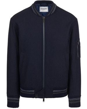 Iceberg Bomber Jackets - Blu