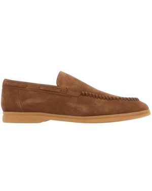 Eleventy Suede Loafer - Bruin