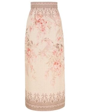 Zimmermann Midi Skirts - Pink