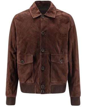 Arma Bomber Jackets - Marrone