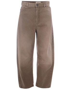 Weekend by Maxmara Loose Fit Jeans - Brown