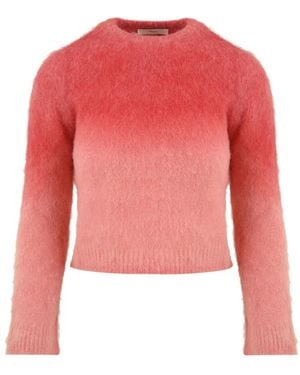 Akep Round-Neck Knitwear - Rouge