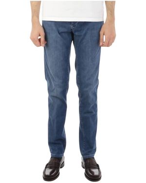 Incotex Slim-Fit Jeans - Azul