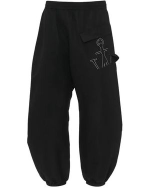 JW Anderson Wide Trousers - Zwart