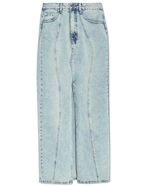 Gestuz Rokken ,Blauw ,Denim Gzasher Denim Rok