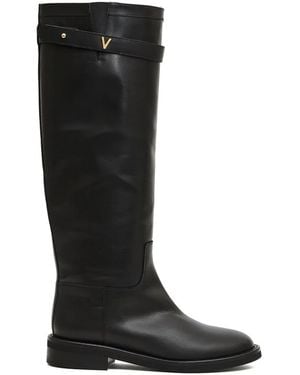 Via Roma 15 High Boots - Black