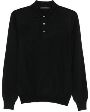 Tagliatore Trui Met Ronde Hals - Zwart