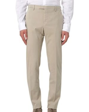 PT Torino Slim-Fit Pants - Natural