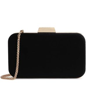 Kazar Avond Clutch Tas Aan Een Gouden Ketting - Zwart