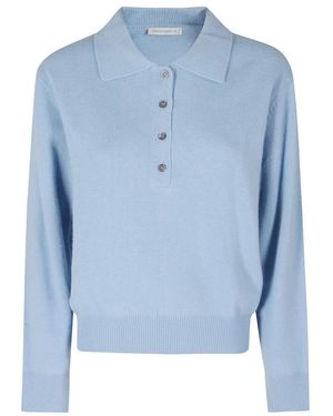 Low Classic Round-Neck Knitwear - Azul