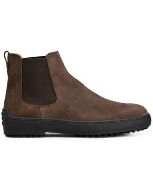 Tod's Tronchetto Elastico Winter Gomm 84L - Braun