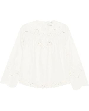 forte_forte Overhemden ,Wit ,Blouses