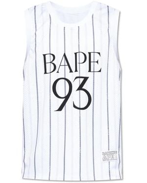 A Bathing Ape Sleeveless Tops - Wit
