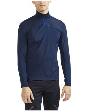 C.r.a.f.t Long Sleeve Training Tops - Blu