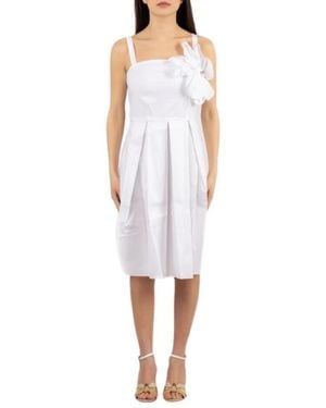 Luckylù Midi Dresses - Blanc
