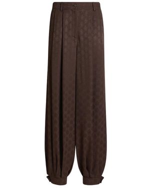 Etro Wide Trousers - Brown