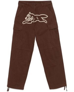 ICECREAM Straight Trousers - Brown