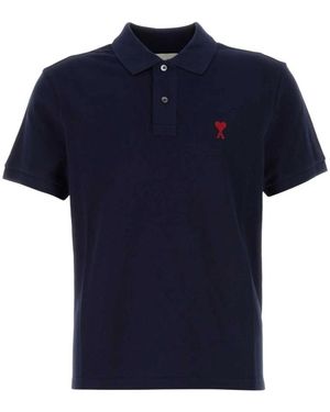 Ami Paris De Coeur Polo - Blauw