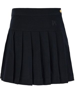 Palm Angels Short Skirts - Negro