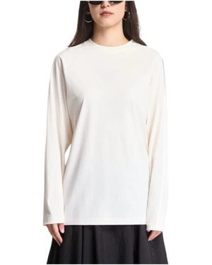 Y-3 Long Sleeve T-Shirts - White