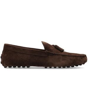 Tod's Gommino Wildleder-Loafer - Braun