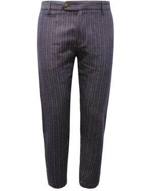 Officina 36 Slim-Fit Trousers - Blue