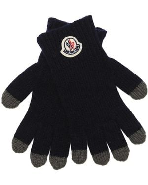 Moncler Gestrickte Handschuhe - Schwarz