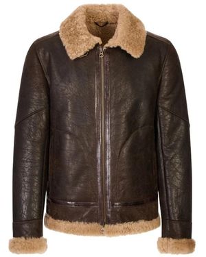 Stewart Sylvester Aviator Jacket - Zwart