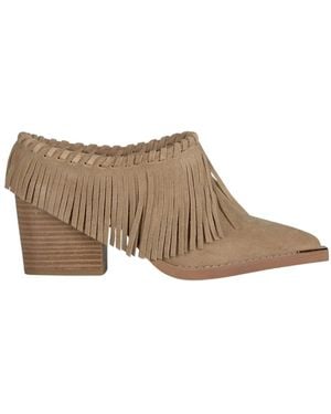 Alma En Pena. Heeled Mules - Brown
