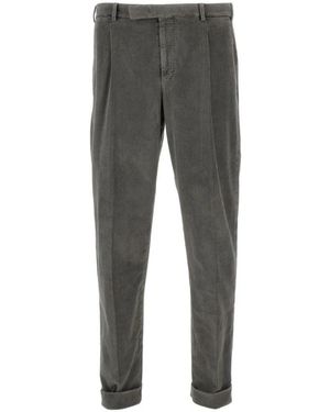 PT Torino Straight Trousers - Grijs