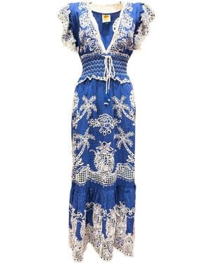 FARM Rio Maxi Dresses - Blauw