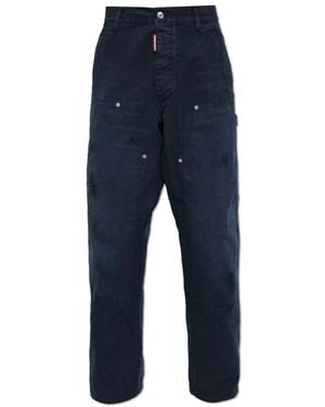 DSquared² Broeken ,Blauw ,Katoen Cargobroek