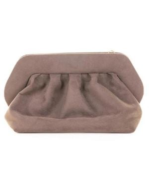 THEMOIRÈ Bios Clutch - Bruin