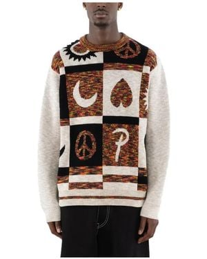 PATTA Jacquard strickpullover - Schwarz