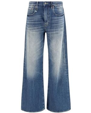 R13 D'Arcy Loose Jeans - Blauw