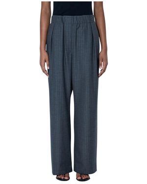 Jil Sander Wide Trousers - Blue