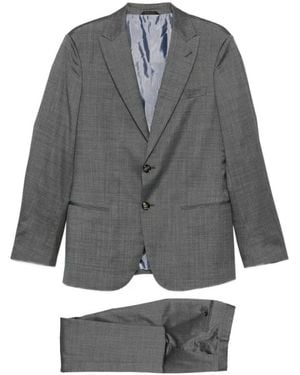 Giorgio Armani Single Breasted Suits - Grey
