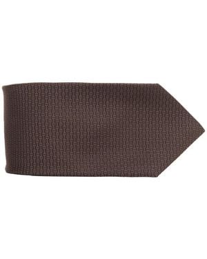 Kiton Ties - Marron