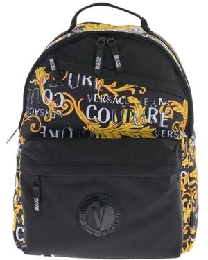 Versace Barockdruck Rucksack Stilvolles Funktionales Accessoire - Schwarz