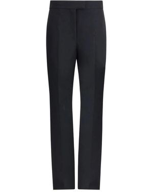 Ferragamo Tailored Pleated Pants - Zwart