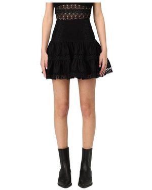 Charo Ruiz Short Skirts - Negro